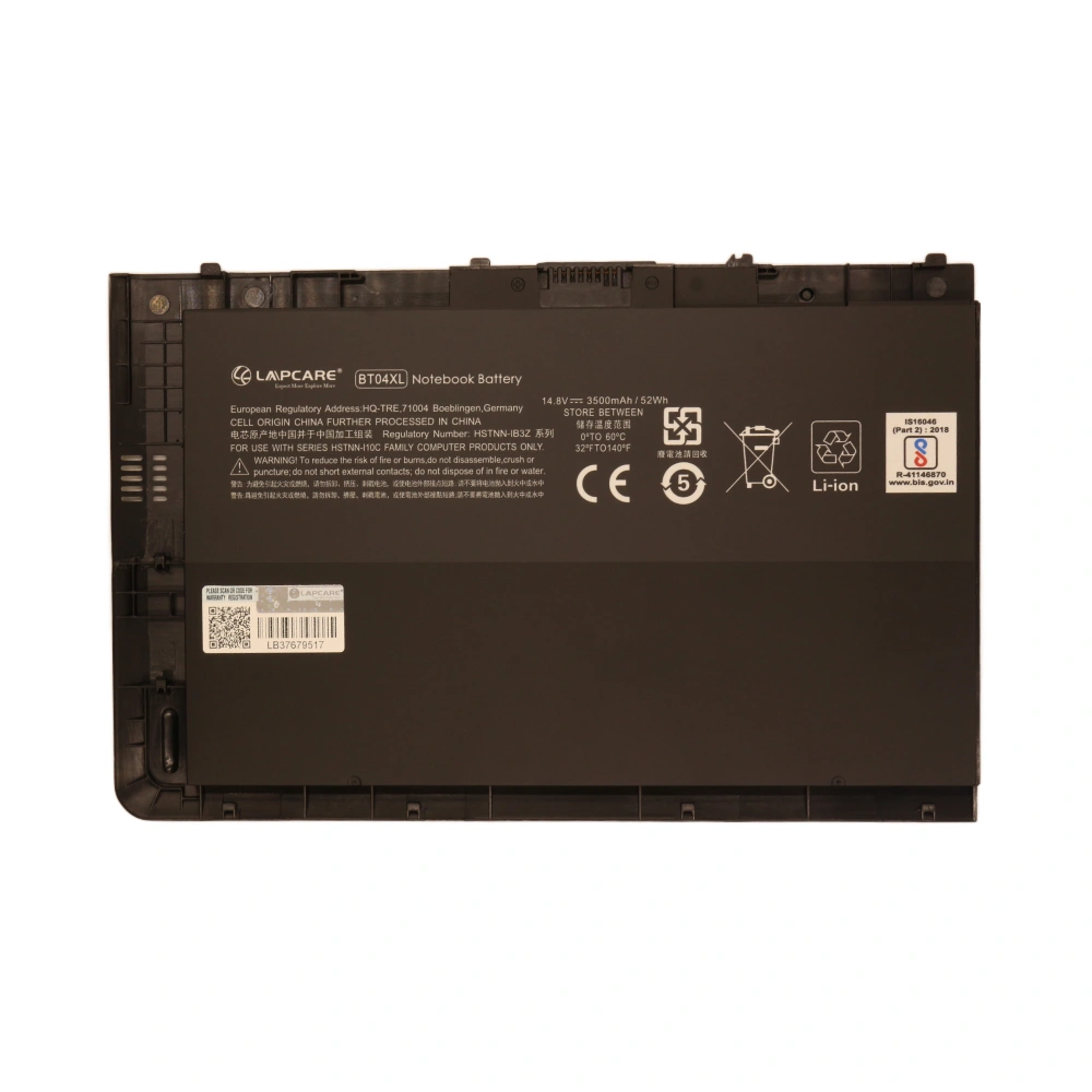 Lapcare Laptop Battery Compatible For HP Elite Book Folio 9470 | BT04XL view 2